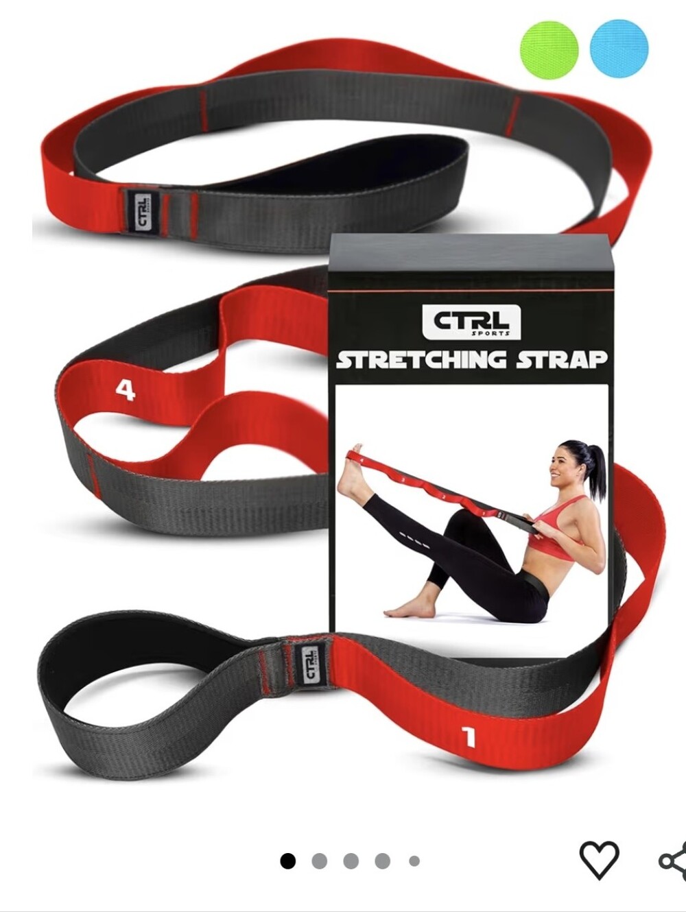 Stretching Strap - Multi-Loop Flexibility Band
